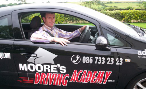 Tom Moore of Moores Driving Academy in Dual the Academy's Car